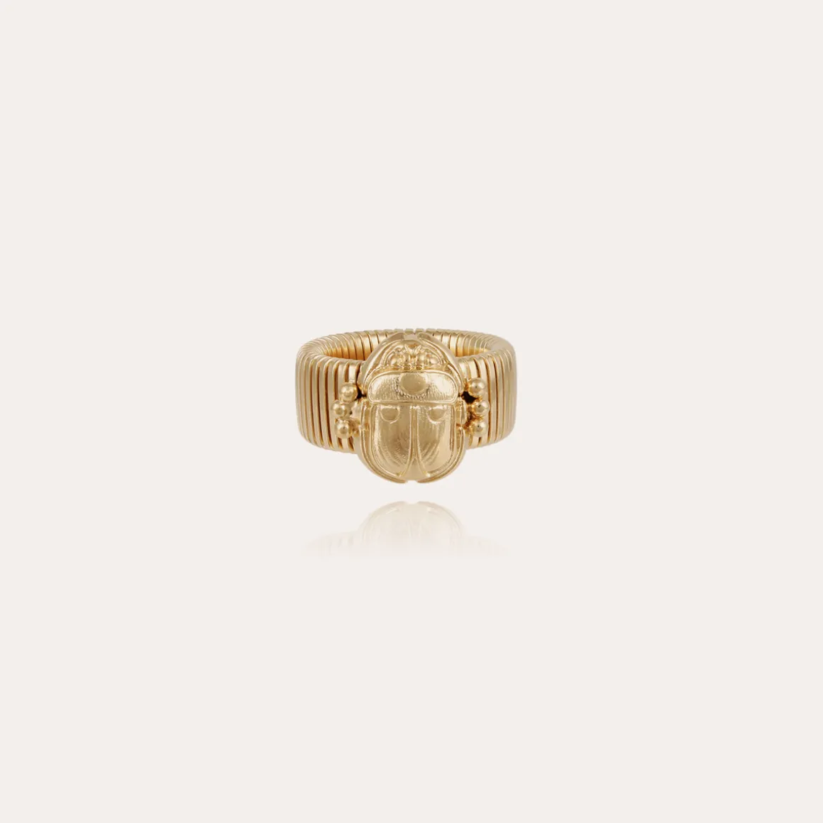 Bague Aida Scaramouche dorée