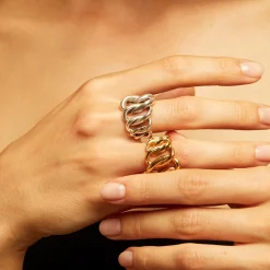 Bague Bronx argentée