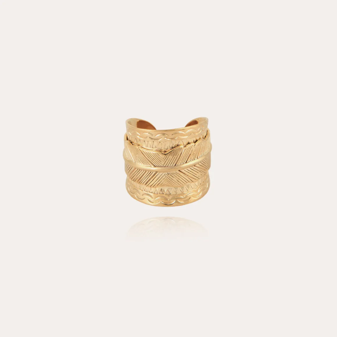 Bague Cancun Penna dorée