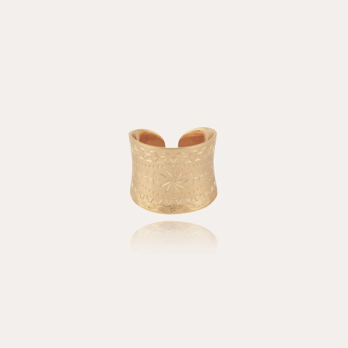 Bague Cancun petit modèle dorée