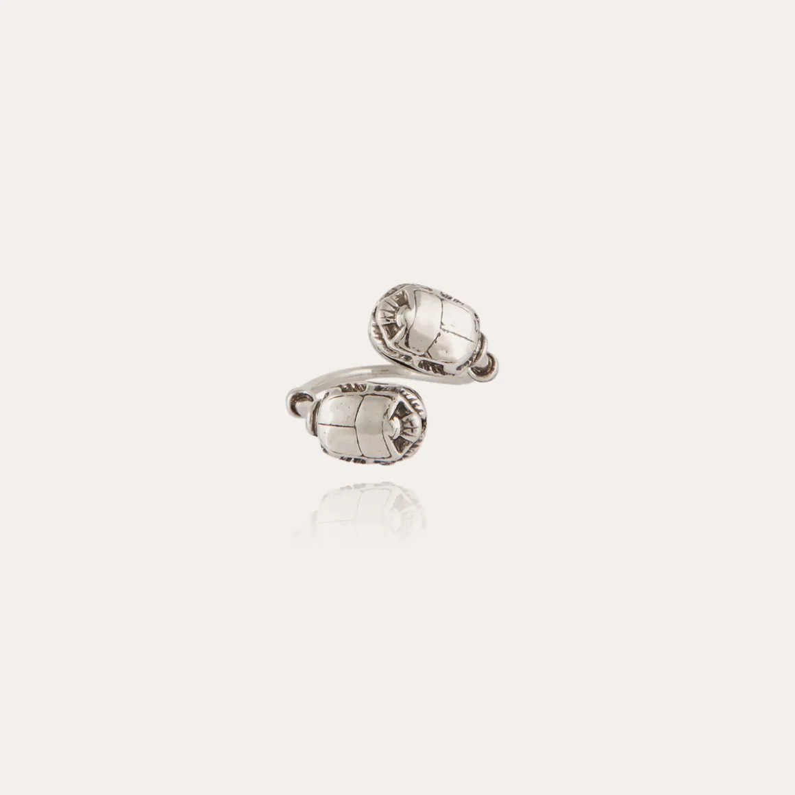 Bague Duality Scaramouche argentée