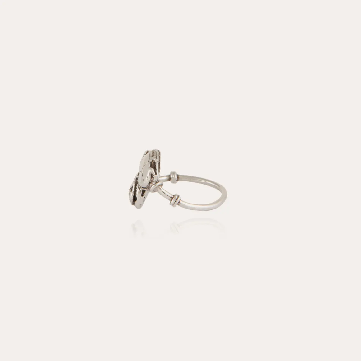 Bague Duality Scaramouche argentée
