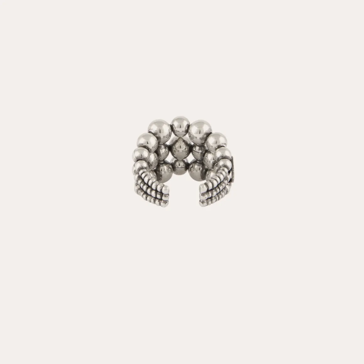 Bague Multiperla argentée