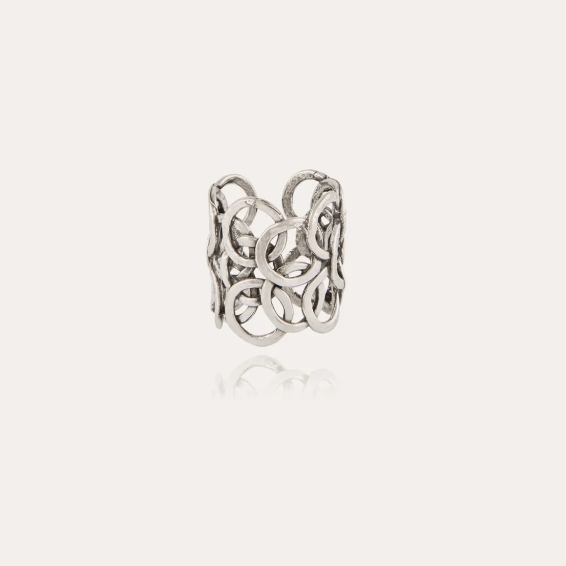 Bague Olympie argentée