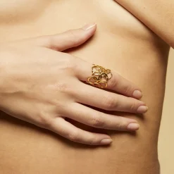 Bague Olympie dorée