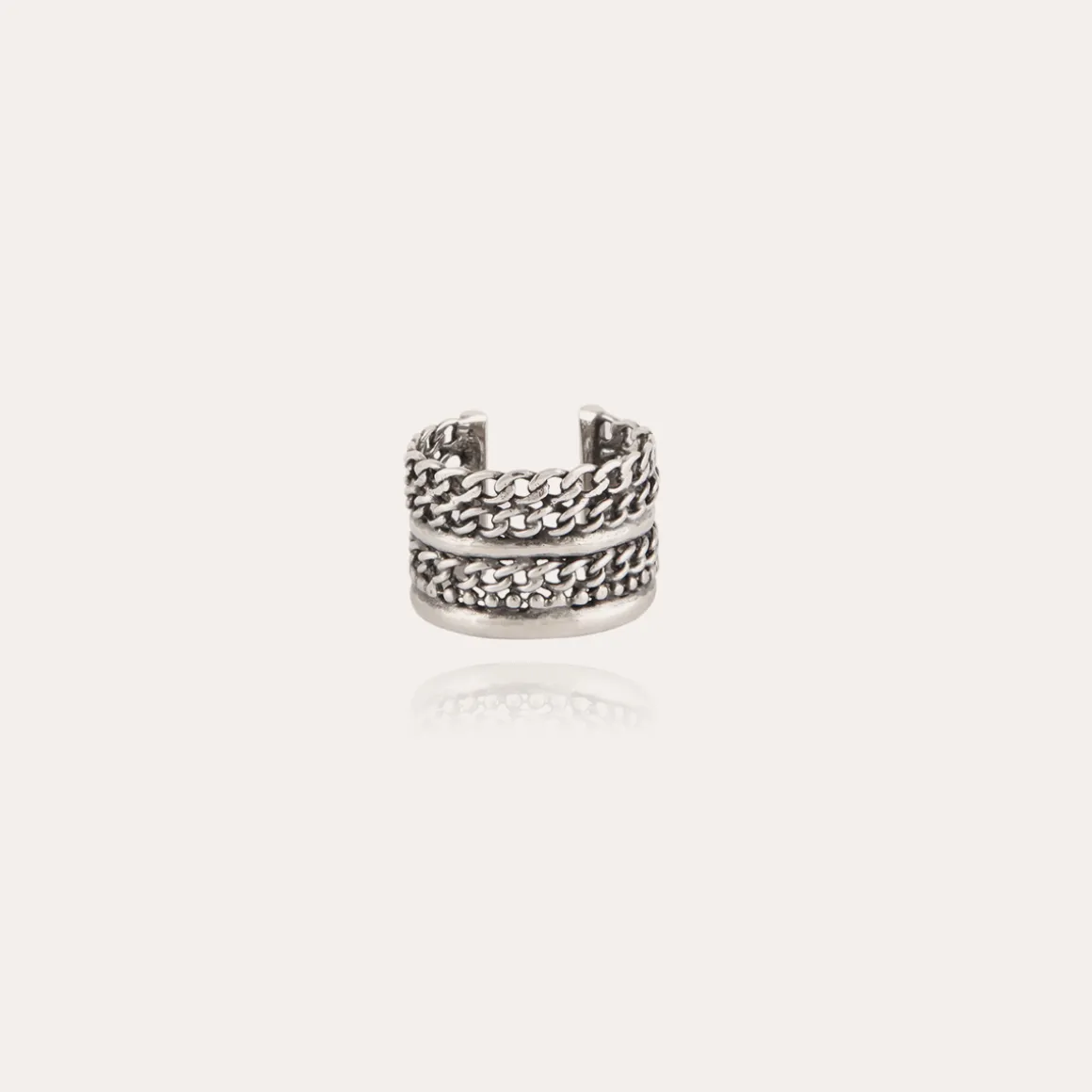 Bague Rafael grand modèle argentée