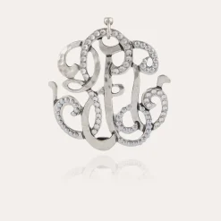 Boucles d'oreilles Arabesque grand modèle argentées