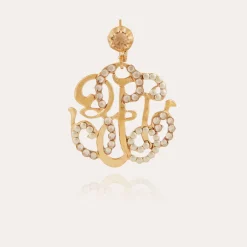 Boucles d'oreilles Arabesque petit modèle dorées