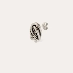 Boucles d'oreilles Atika argentées