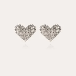 Boucles d'oreilles Ava argentées