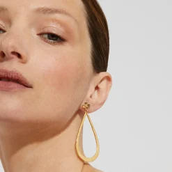 Boucles d'oreilles Bibi mini dorées