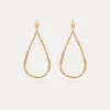 Boucles d'oreilles Bibi Torsade dorées