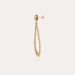 Boucles d'oreilles Bibou dorées