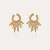 Boucles d'oreilles Caracara dorées