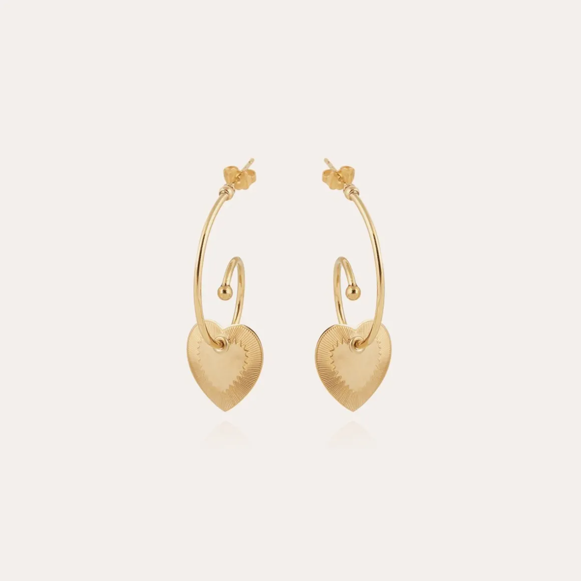 Boucles d'oreilles Céline Love mini dorées