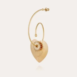 Boucles d'oreilles Céline Love dorées