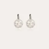 Boucles d'oreilles Comète petit modèle argentées