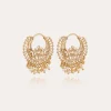 Boucles d'oreilles créoles Yuca dorées
