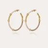 Boucles d'oreilles créoles Zanzifull dorées