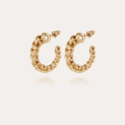 Boucles d'oreilles créoles Bronxy dorées