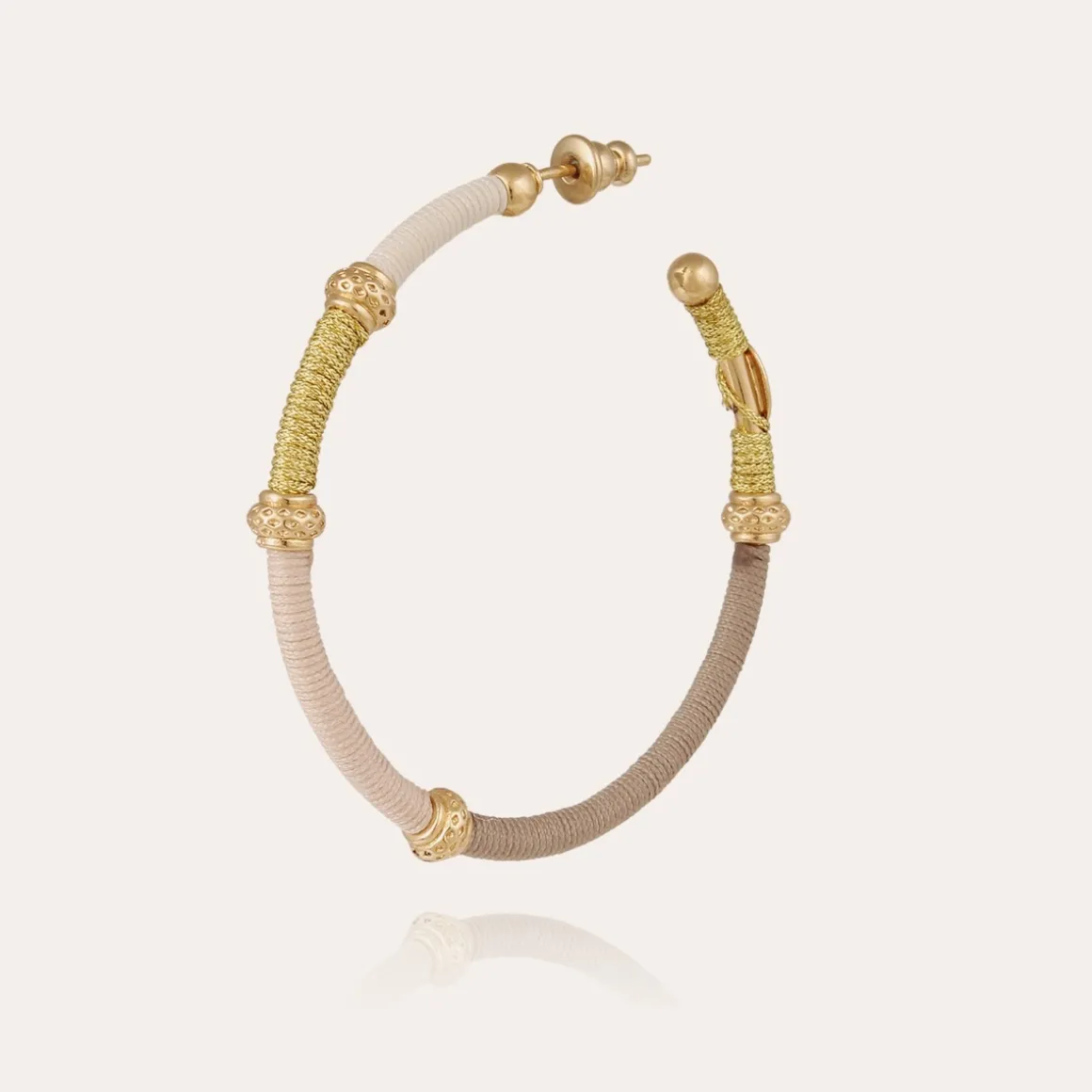 Boucles d'oreilles créoles Zanzifull dorées