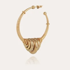 Boucles d'oreilles créoles Maranzana dorées