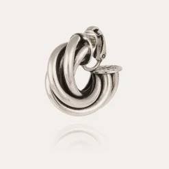 Boucles d'oreilles créoles Atik mini argentées