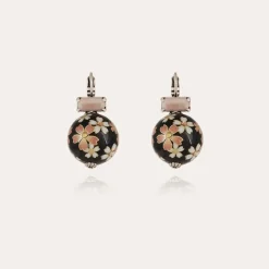 Boucles d'oreilles Décalco argentées