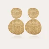 Boucles d'oreilles Diva Nuage dorées