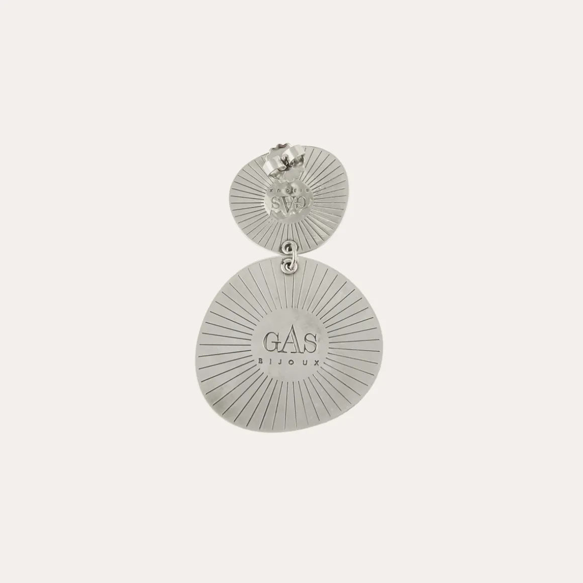 Boucles d'oreilles Diva Nuage argentées