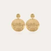 Boucles d'oreilles Diva petit modèle dorées