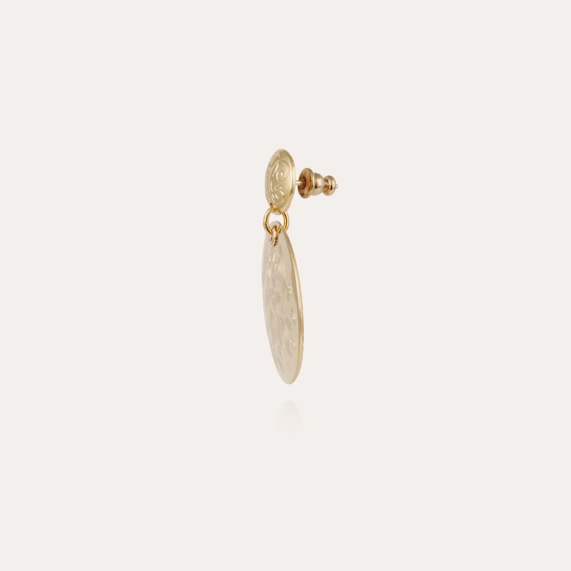 Boucles d'oreilles Diva petit modèle dorées