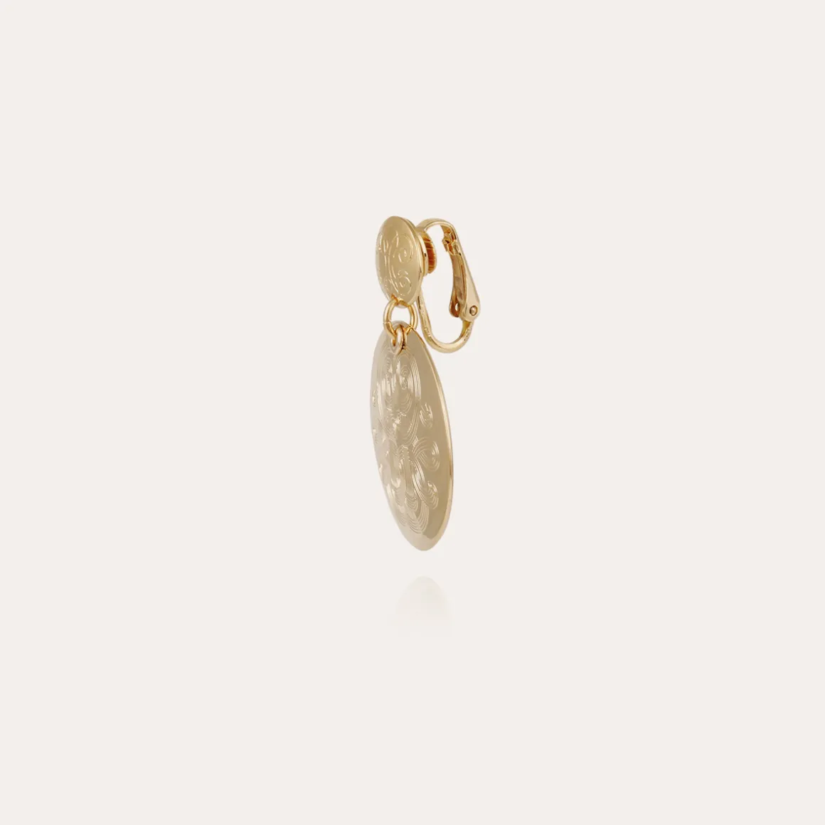 Boucles d'oreilles Diva petit modèle dorées
