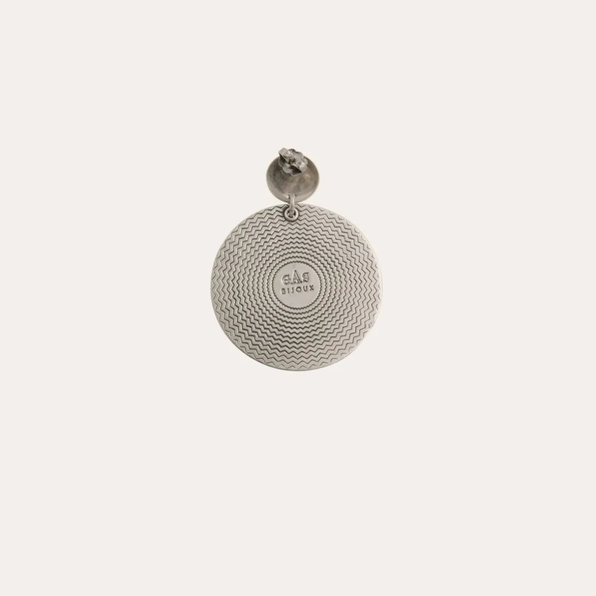Boucles d'oreilles Diva strass petit modèle argentées