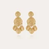 Boucles d'oreilles Eclipse Sequin petit modèle dorées