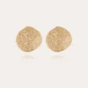 Boucles d'oreilles Eclipse Moon dorées