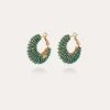 Boucles d'oreilles Izzia petit modèle dorées