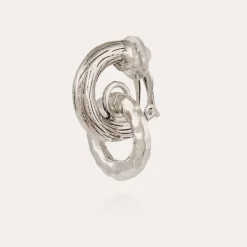 Boucles d'oreilles Lizette argentées