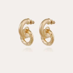 Boucles d'oreilles Lizette dorées