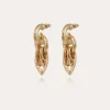 Boucles d'oreilles Lizza dorées