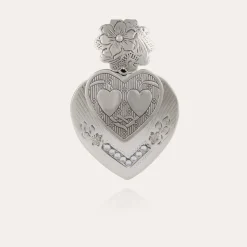 Boucles d'oreilles Love argentées