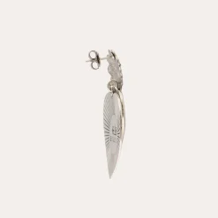 Boucles d'oreilles Love argentées