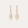Boucles d'oreilles Lucia strass dorées