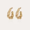 Boucles d'oreilles Meltem dorées