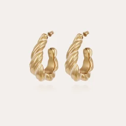 Boucles d'oreilles Meltem dorées