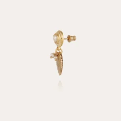 Boucles d'oreilles Mélodie dorées