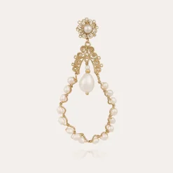 Boucles d'oreilles Nubia dorées