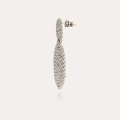 Boucles d'oreilles Onde Lucky petit modèle argentées