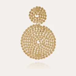 Boucles d'oreilles Onde Lucky petit modèle dorées