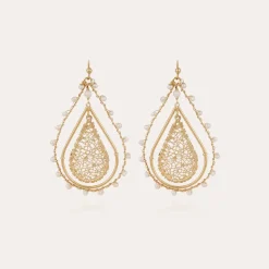 Boucles d'oreilles Orphia petit modèle dorées